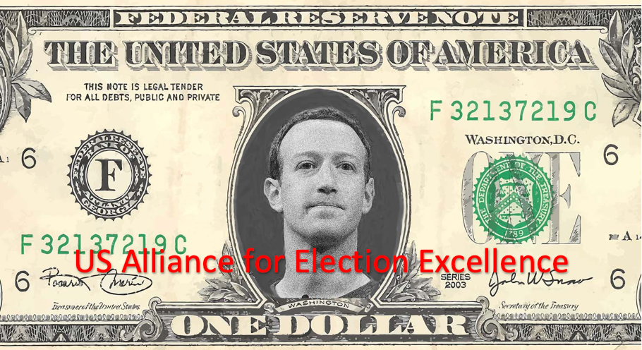 ZUCKEMBERG - Rigged 2020 Election funding