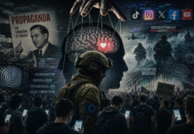 Coreografie militari e psywar: il potere che balla mentre ti rieduca