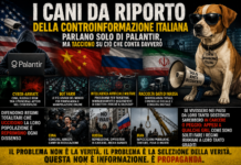 I cani da riporto della controinformazione italiana: parlano solo di Palantir, ma tacciono sulle cyber-armate, sull’intelligenza artificiale militare e sui regimi autoritari che reprimono il proprio popolo