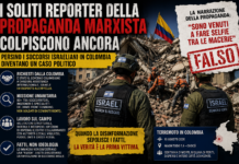 I soliti riporter della propaganda marxista colpiscono ancora: persino i soccorsi israeliani in Colombia diventano un caso politico