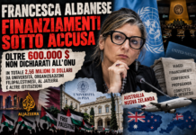 FRANCESCA ALBANESE, L’OMBRA DEI FINANZIAMENTI SULL’ONU: CENTINAIA DI MIGLIAIA DI DOLLARI SOTTO ACCUSA. CHI PAGA LA RELATRICE?